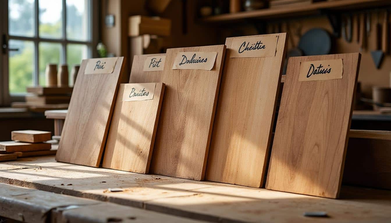 Illustration: Les différentes essences de bois pour la construction