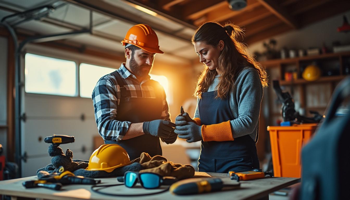 Illustration: Définition et enjeux de l’outillage de sécurité pour travaux domestiques