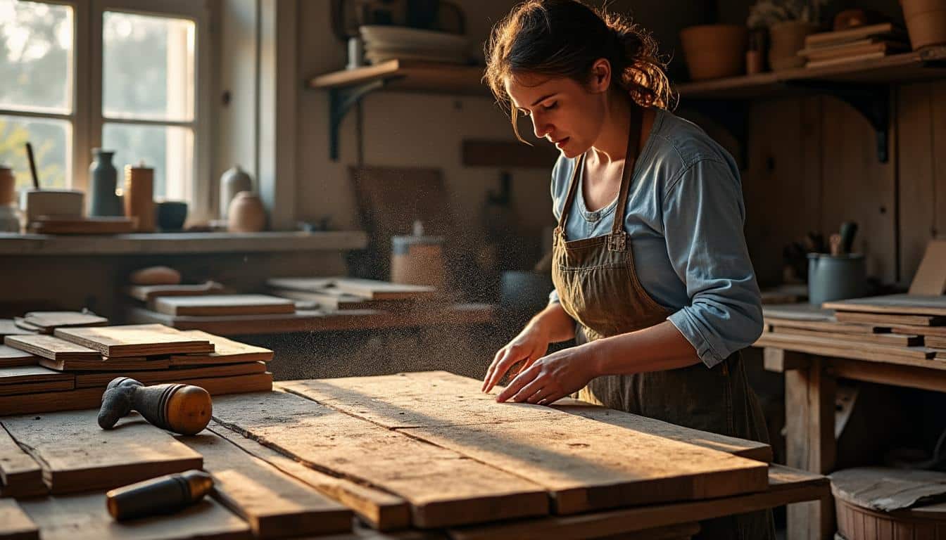Illustration: Définition et origine du bois recyclé pour le bricolage