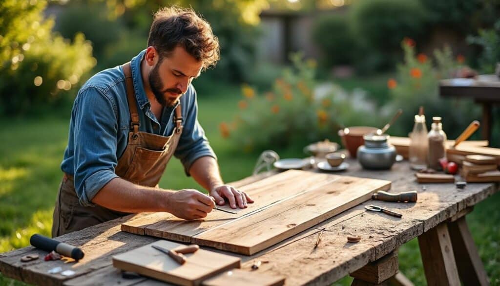 Pourquoi utiliser du bois recyclé en bricolage : écologie et créativité