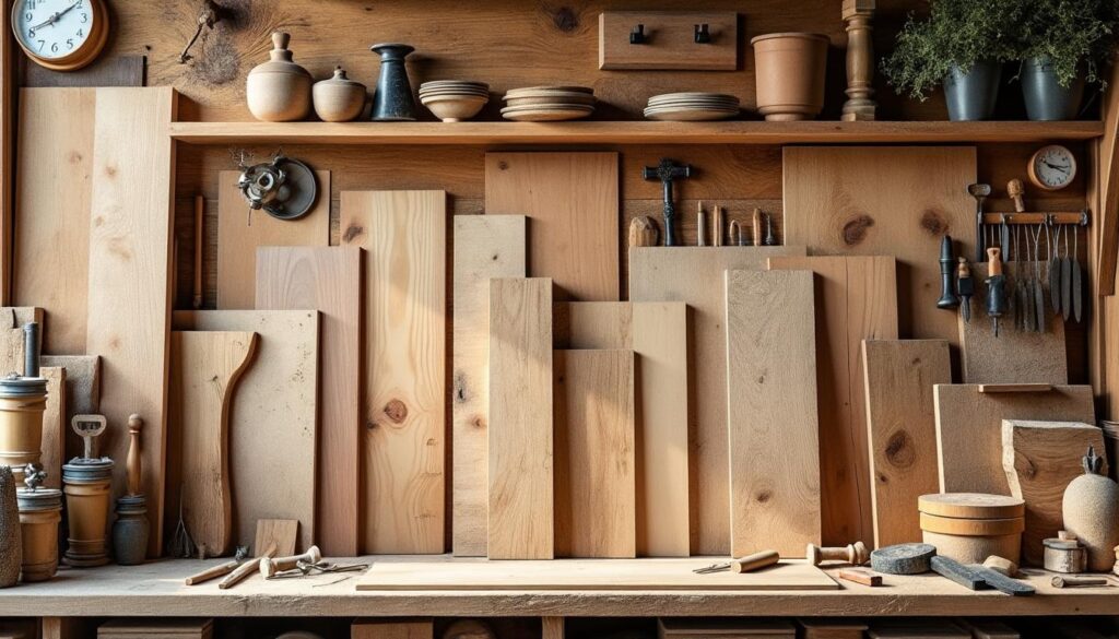 Les types de bois pour le bricolage : guide des essences et usages