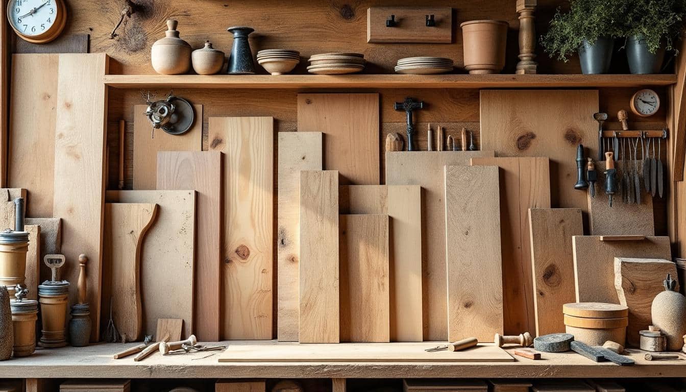 Les types de bois pour le bricolage : guide des essences et usages