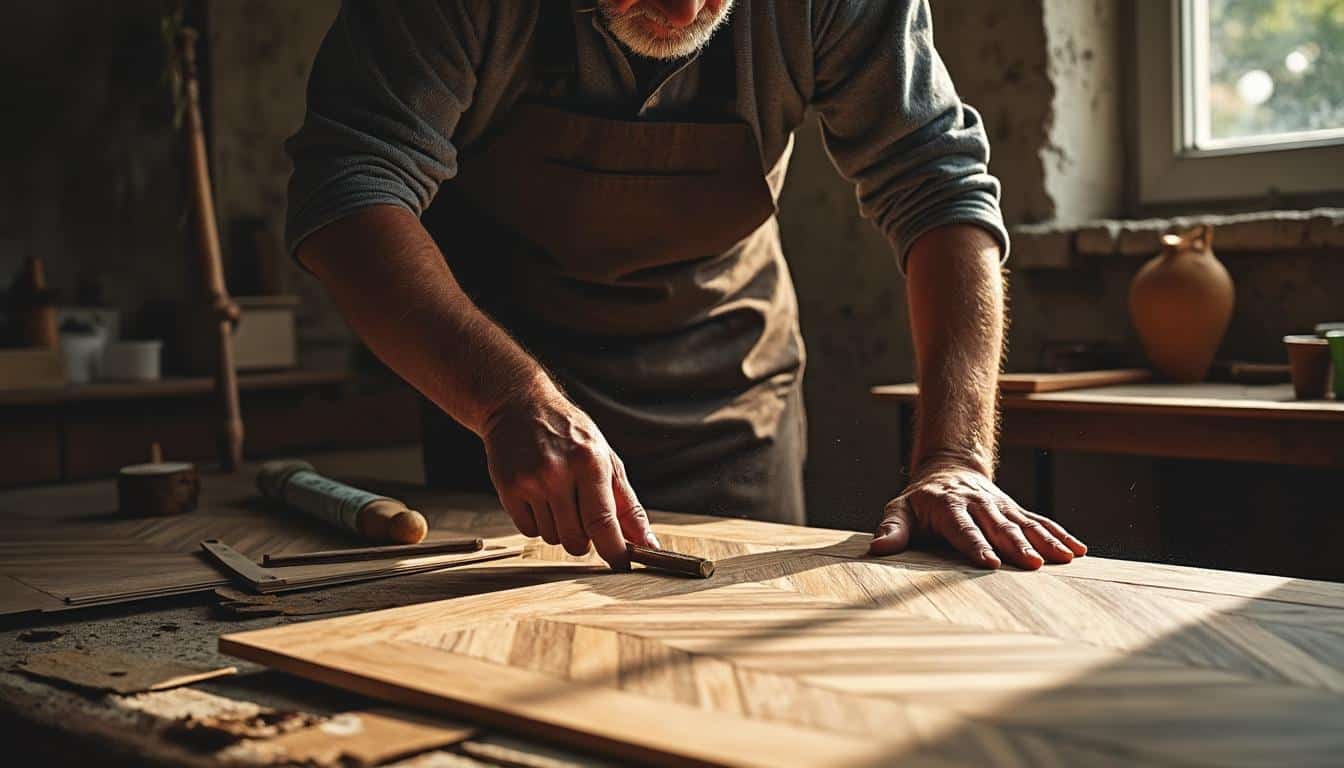 Illustration: Définition et histoire du parquet point de Hongrie