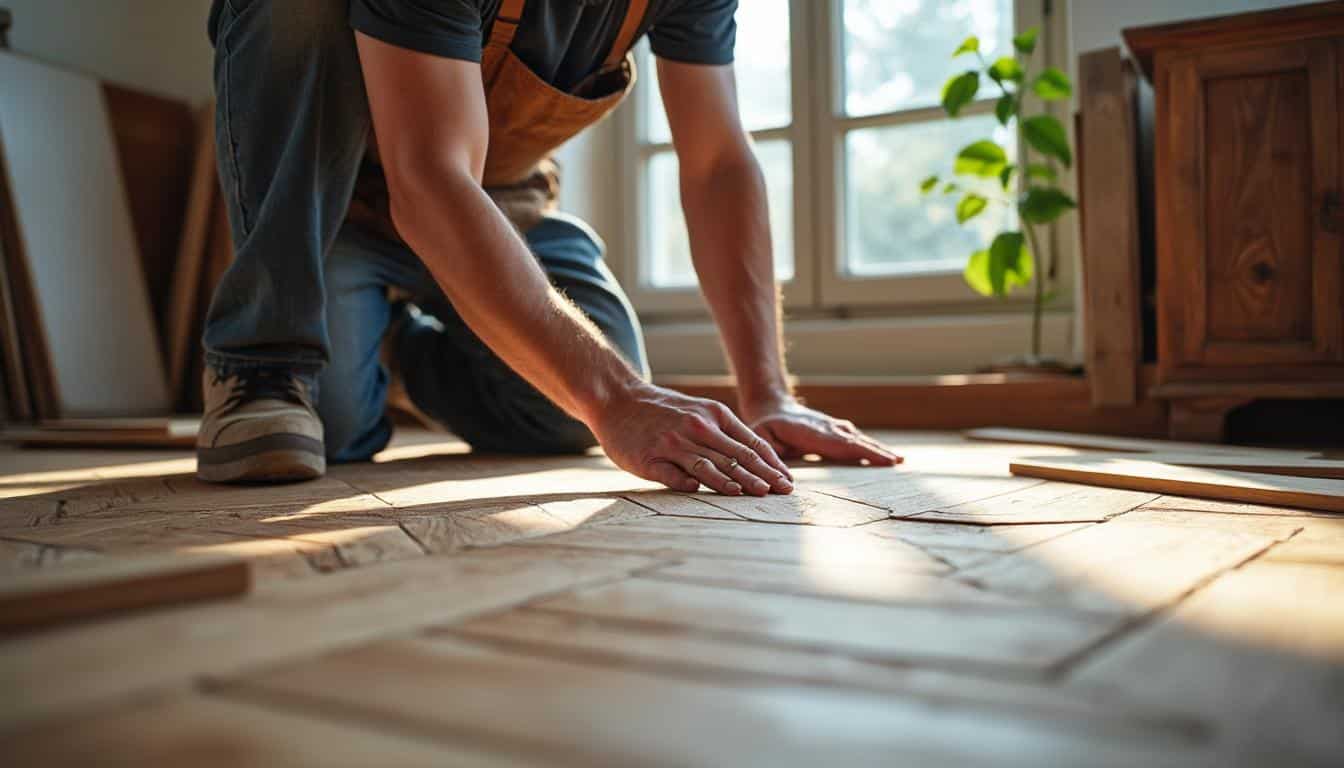 Illustration: Les spécificités techniques de la pose du parquet point de Hongrie