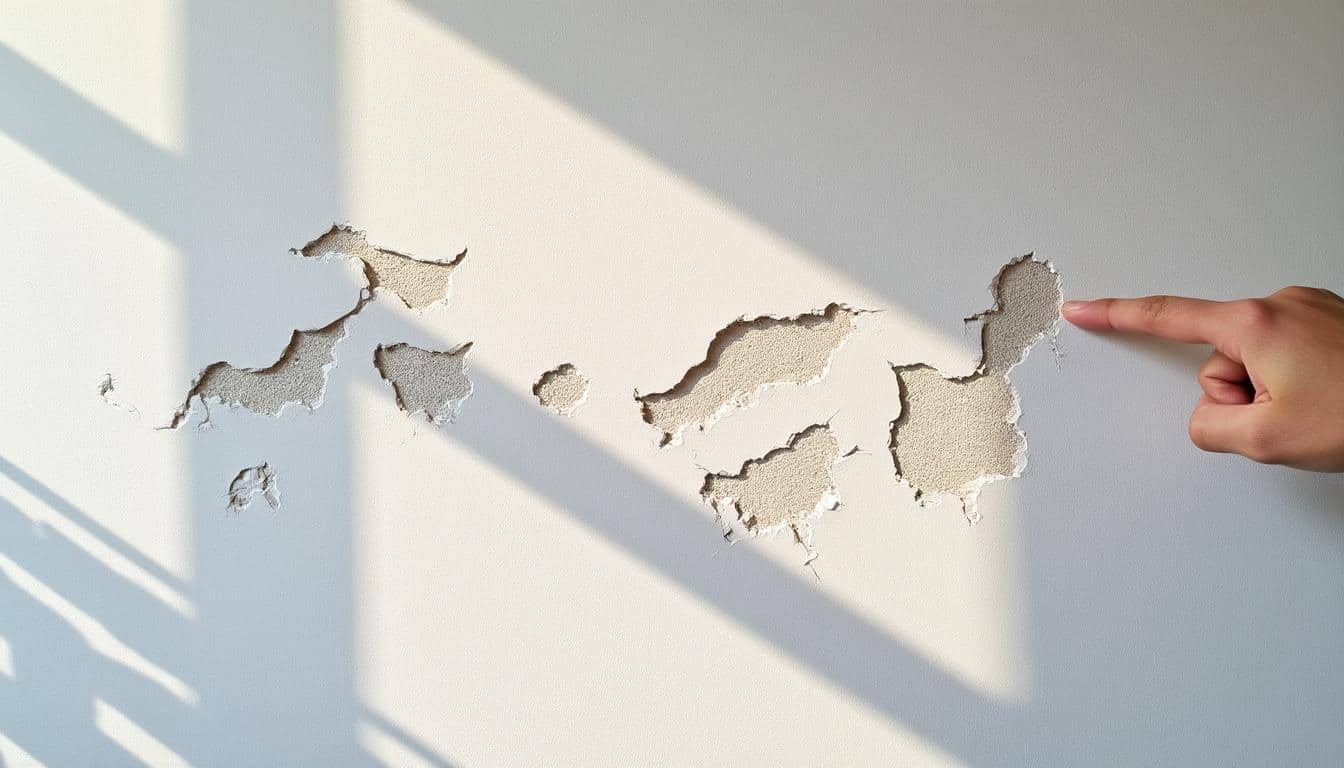 Illustration: Comprendre le placo et les causes des trous dans un mur
