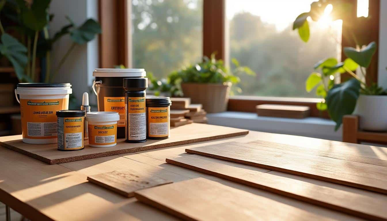Illustration: Les différents types de colle à parquet massif et leurs caractéristiques