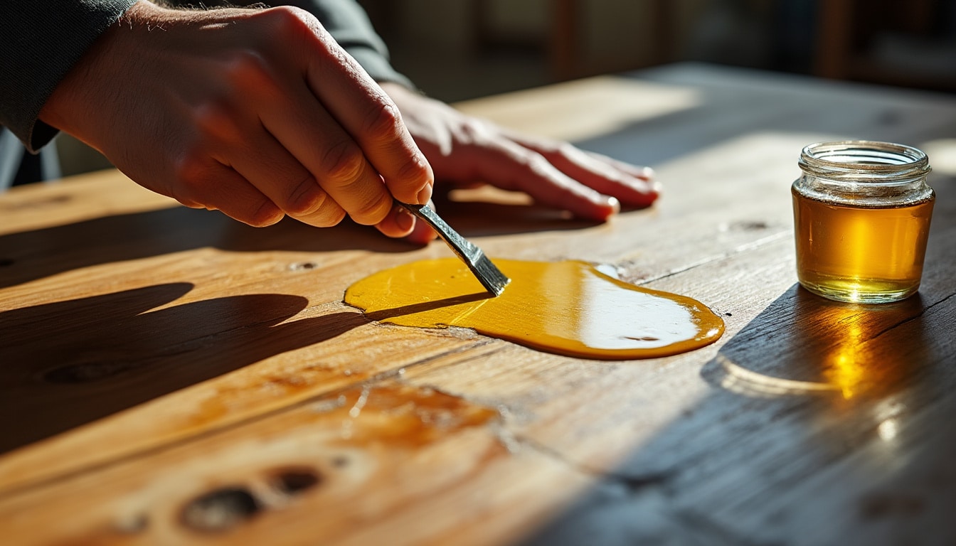 Huile de lin sur le parquet : application, avantages et conseils