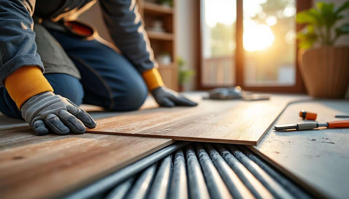 Illustration: Peut-on poser du parquet flottant sur un chauffage au sol ? Conseils et précautions essentielles