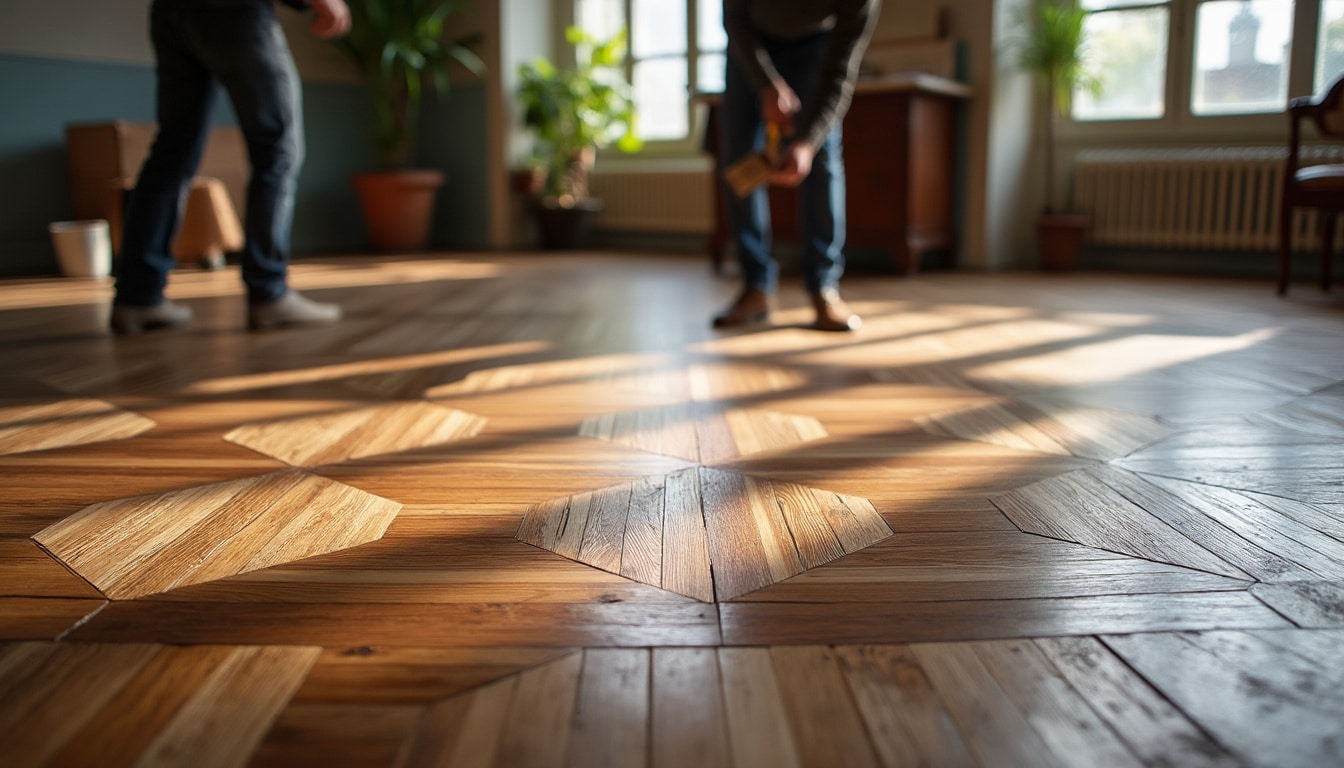 Illustration: Définition et histoire du parquet à la française