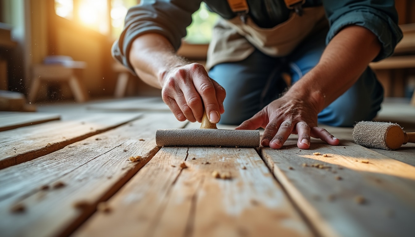 Illustration: Pourquoi choisir de poncer un parquet à la main ?
