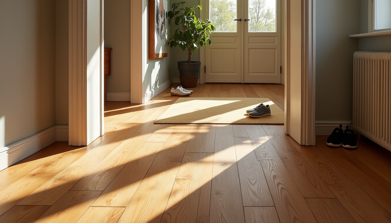 Illustration: Critères pour choisir le sens de pose du parquet dans un couloir ou une chambre