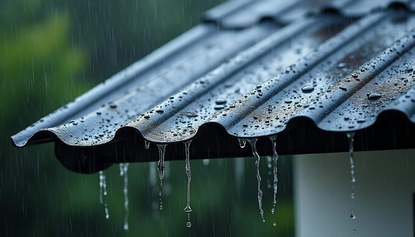 Toiture en zinc : bruit de la pluie et isolation efficace