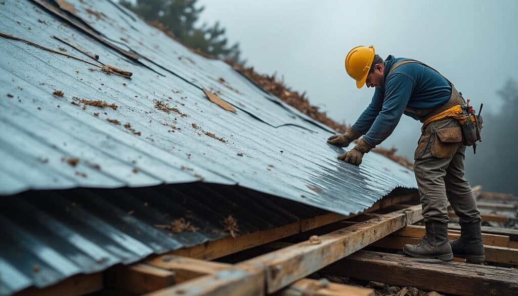 Toiture zinc avec sous-toiture pare-vapeur : protection et performance