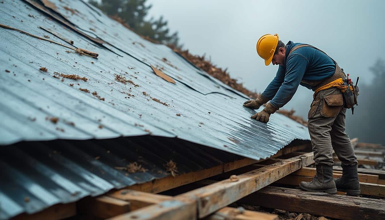 Toiture zinc avec sous-toiture pare-vapeur : protection et performance