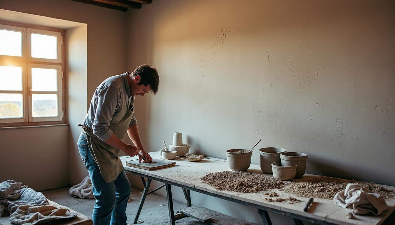 Illustration: Comprendre les différents enduits pour bien préparer un mur intérieur