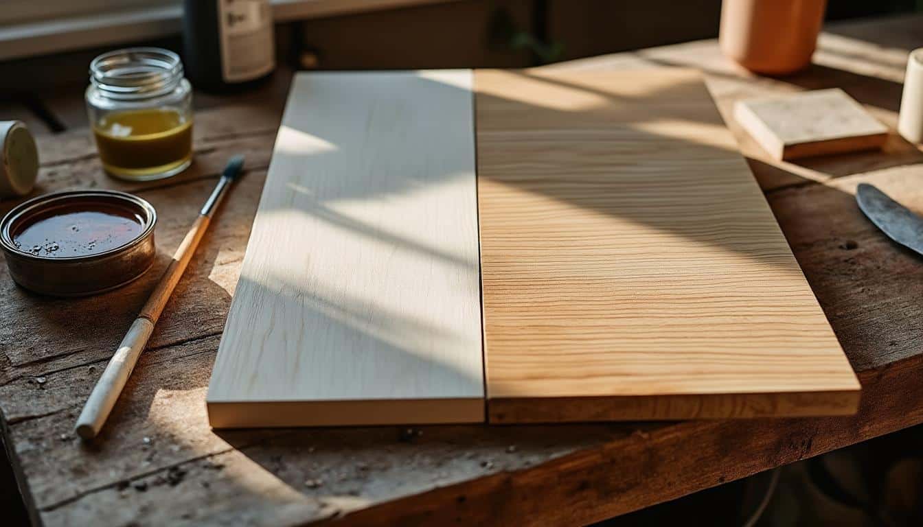 Huile de lin pour bois avant après : résultats visibles et conseils