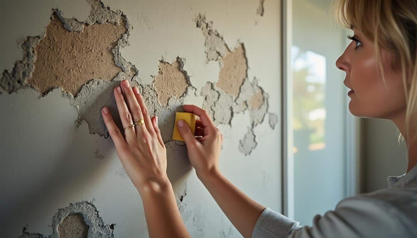 Illustration: Comment identifier et évaluer l’état d’un mur abîmé avant de commencer à peindre