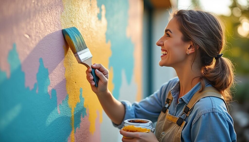 Comment peindre un mur extérieur déjà peint : guide complet