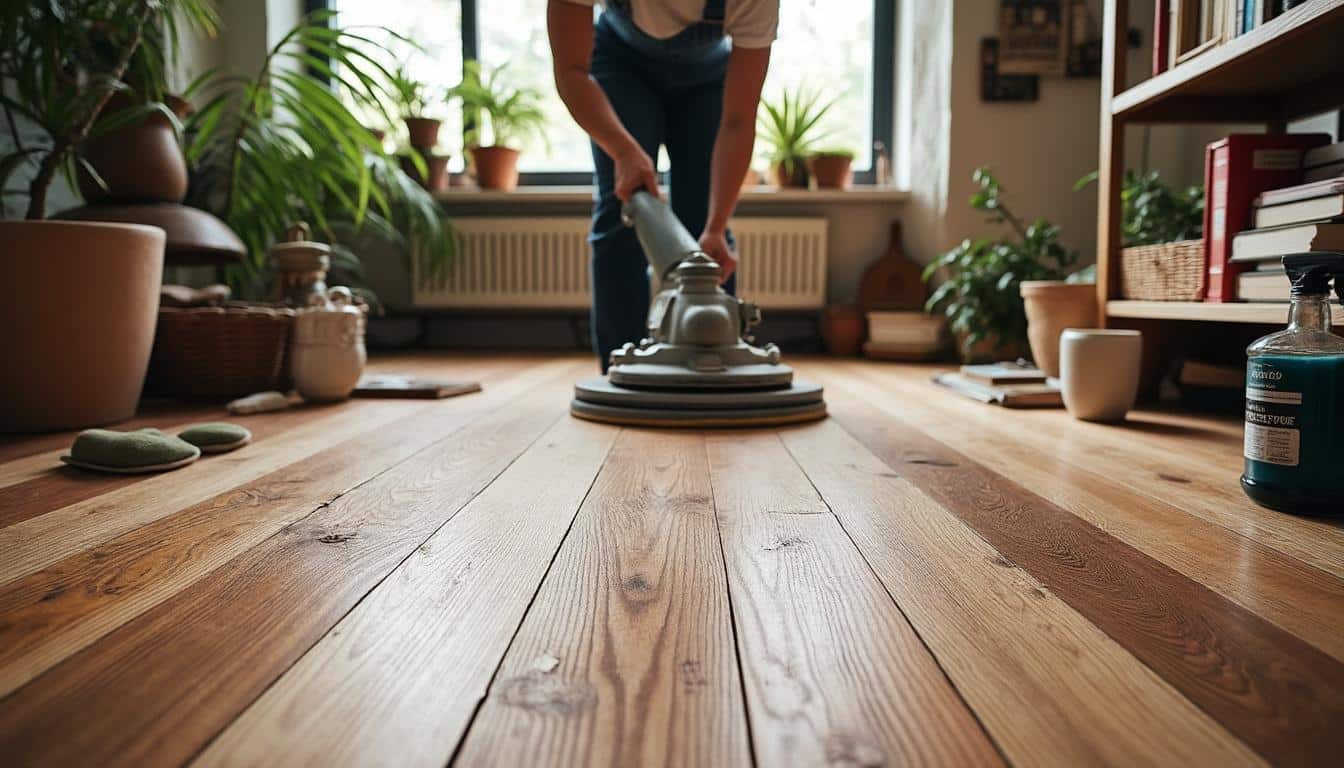 Illustration: Pourquoi redonner vie à votre parquet au lieu de le changer ?