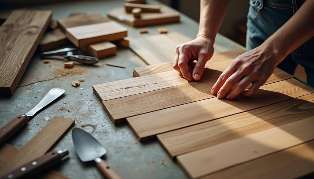 Parquet collé sur carrelage : pose facile et rénovation rapide