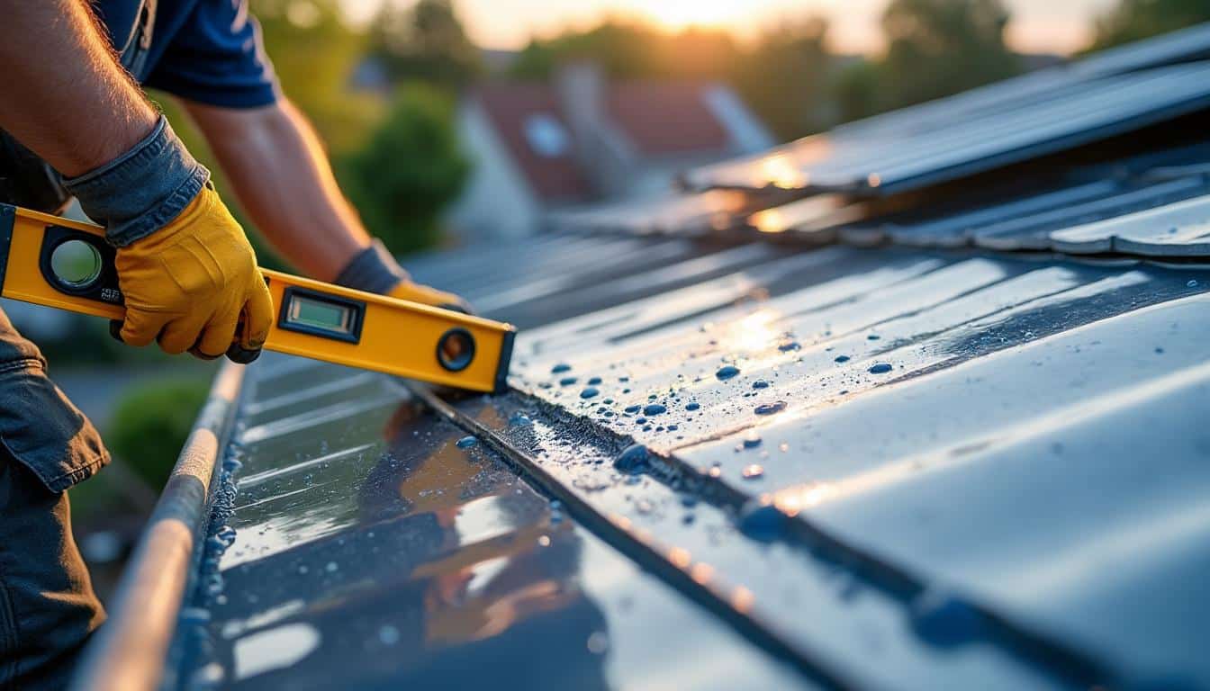 Illustration: Pourquoi respecter la pente minimale pour une toiture en zinc ?