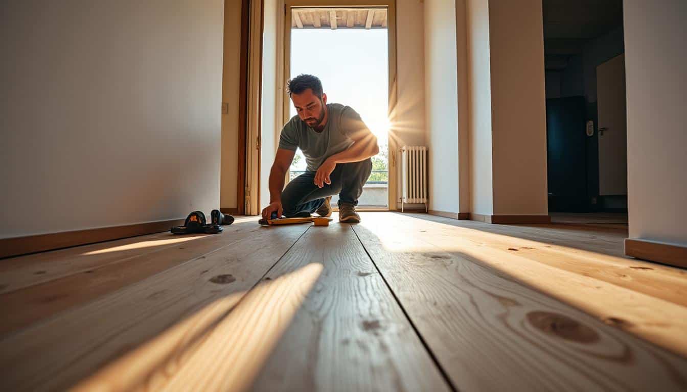 Illustration: Comment choisir le bon sens pour la pose du parquet dans un couloir