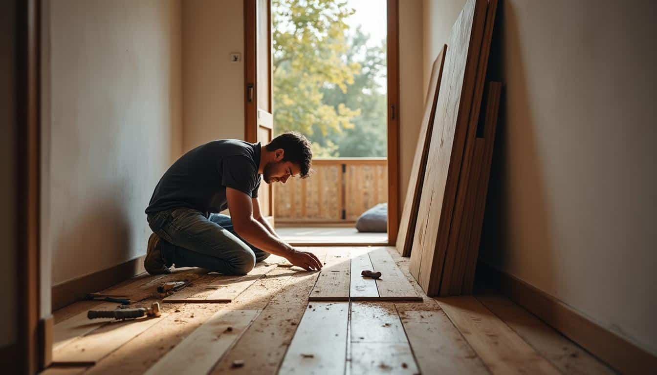 Illustration: Comment choisir le sens de pose des lames pour valoriser un couloir