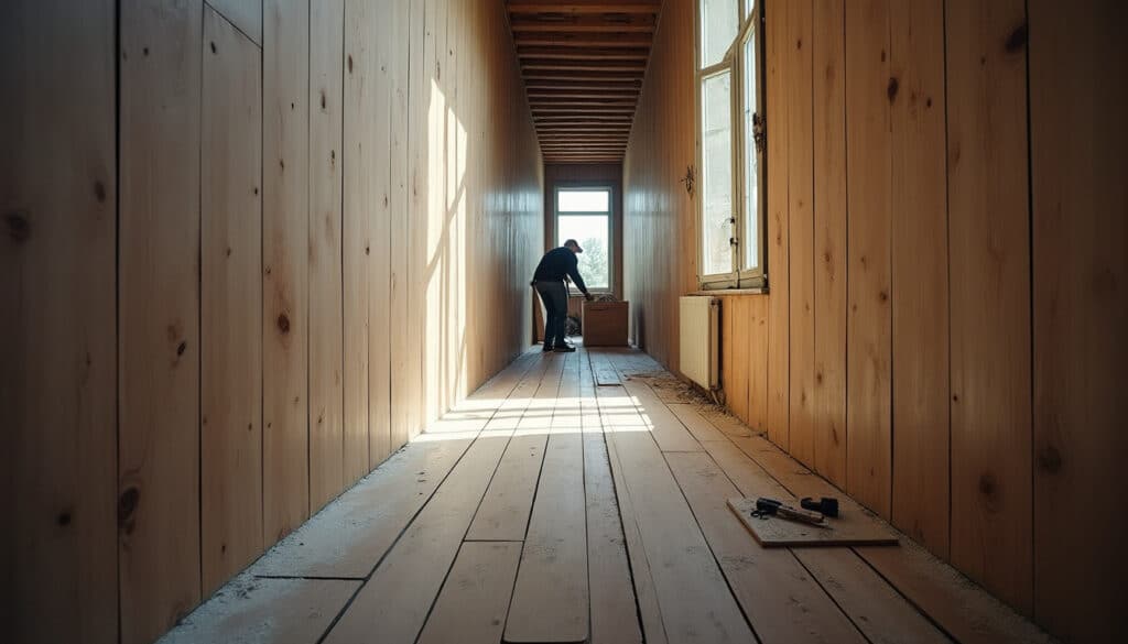 Sens de la pose du parquet dans un couloir : conseils essentiels