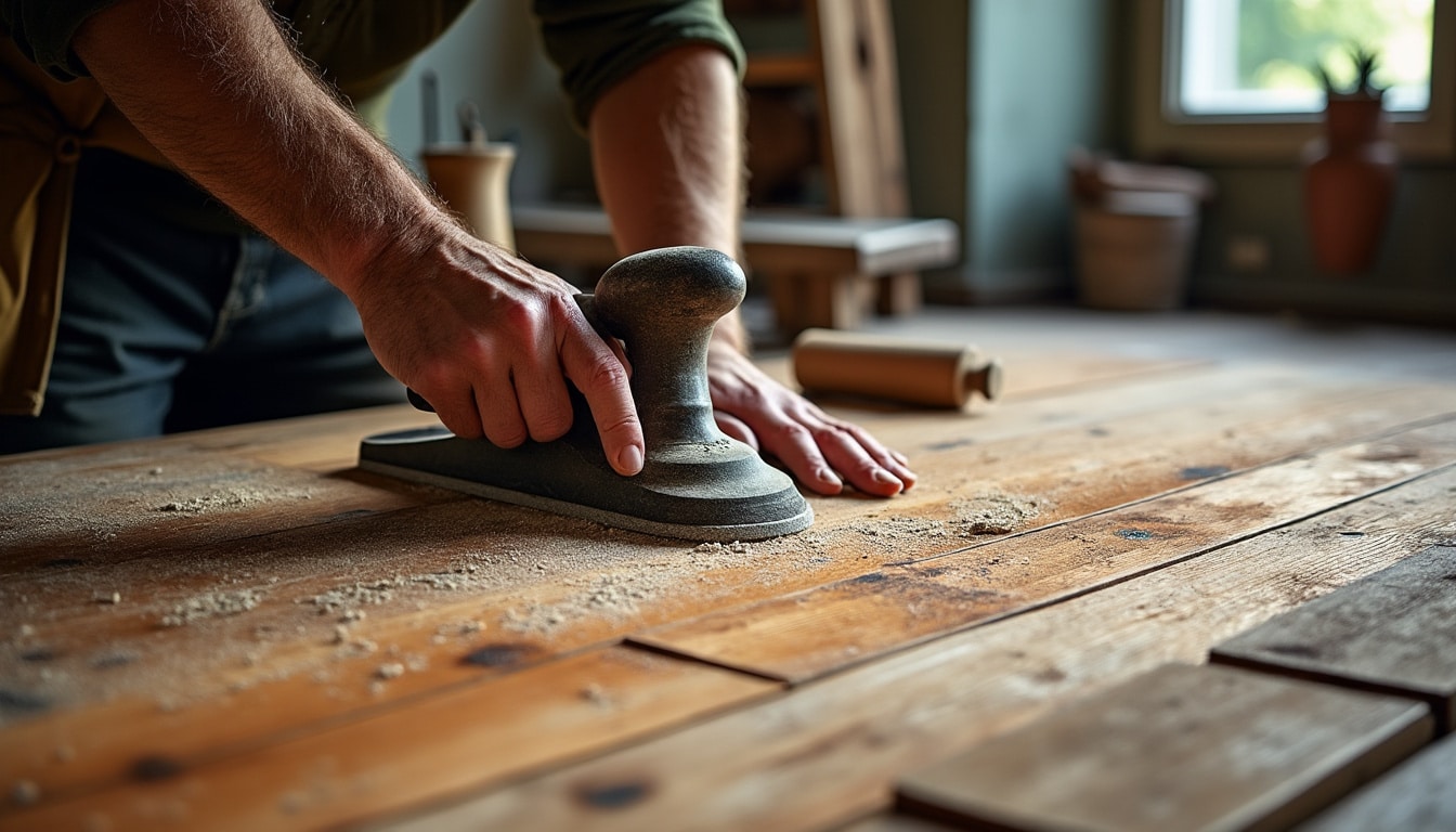 Illustration: Pourquoi choisir de rénover un vieux parquet plutôt que de le remplacer ?