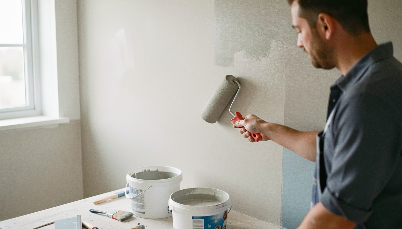 Repeindre un mur déjà peint sans poncer : la méthode