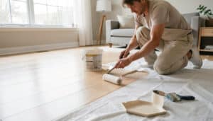 Peindre un parquet sans poncer, mode d’emploi